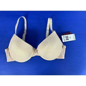 New Donna Loren Bra size 34C Nude Tan Padded